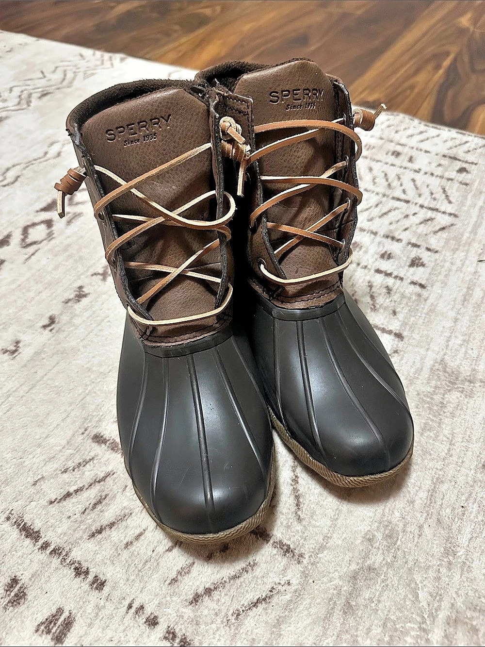 Sperry Saltwater Duck Boots - Women's Size 7.5 - Like New!